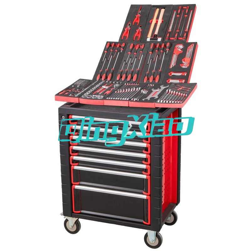 Tools Trolley For Workshop - 7 Drawers 250pcs Complete Tool Cabinet