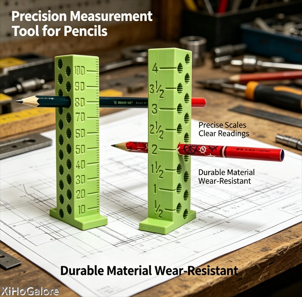 Workshop Marking Tools - Professional Woodworking Height Marking Ruler 3D