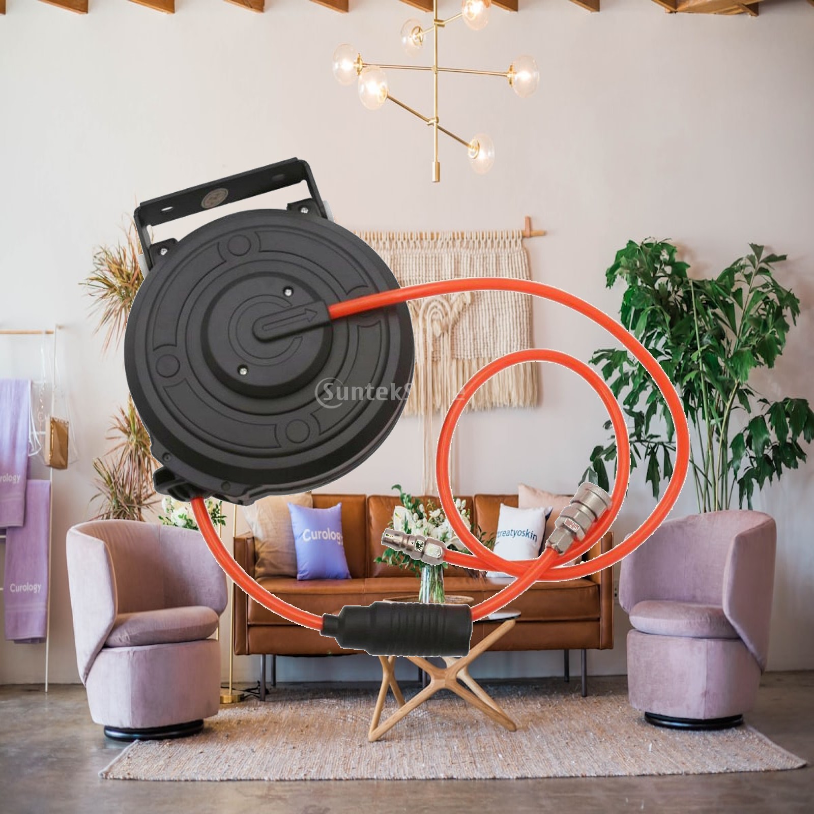 Tools For Garage - Retractable Pneumatic Air Hose Reel Flexible