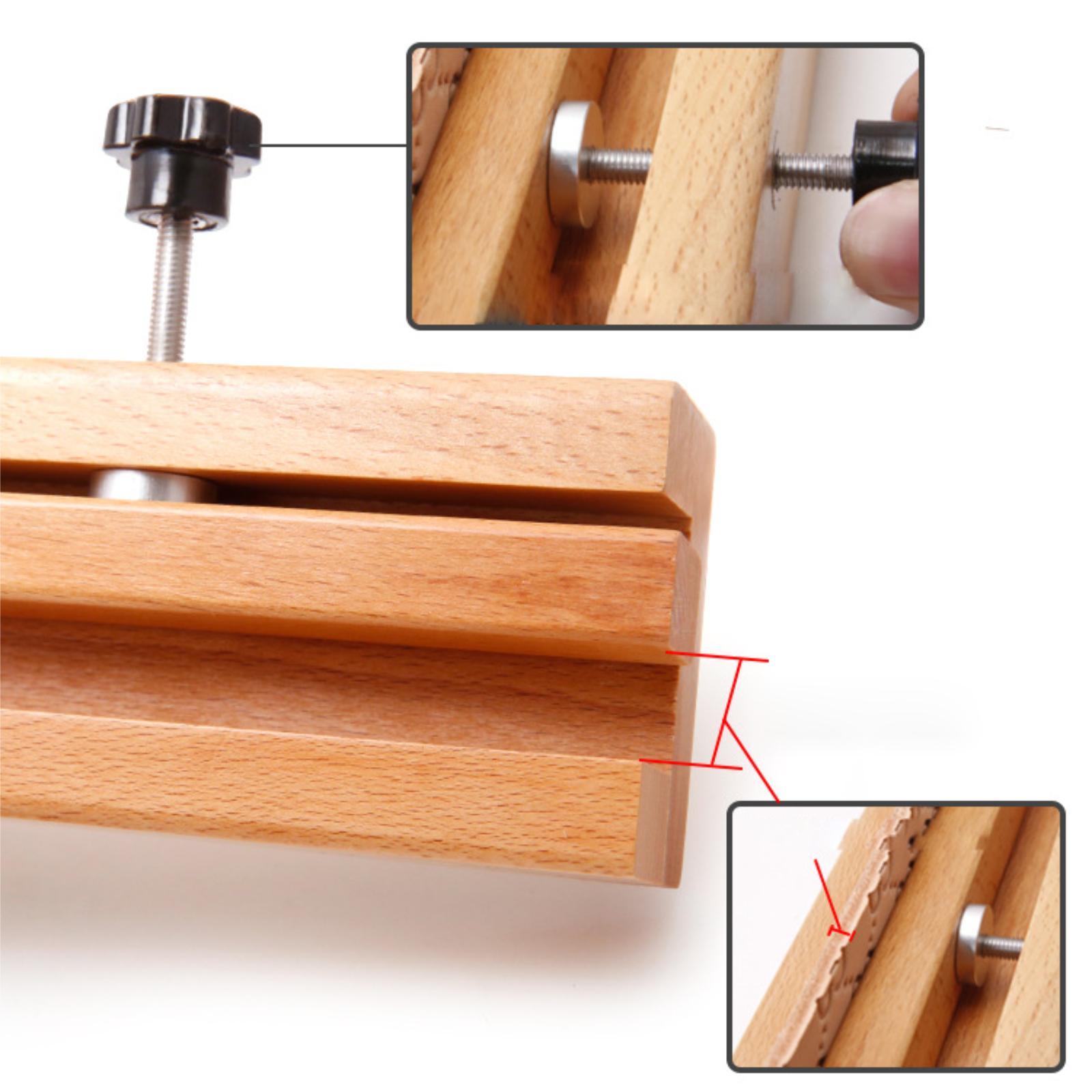 Design Tools Workshop - Wooden Leather Clamp Accessory Easily Use