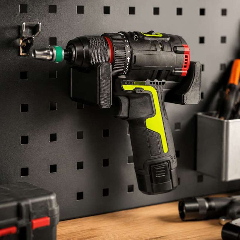 Pegboard Drill Storage Rack Fi - Workshop Tools.Hanging Board ulasan dan harga