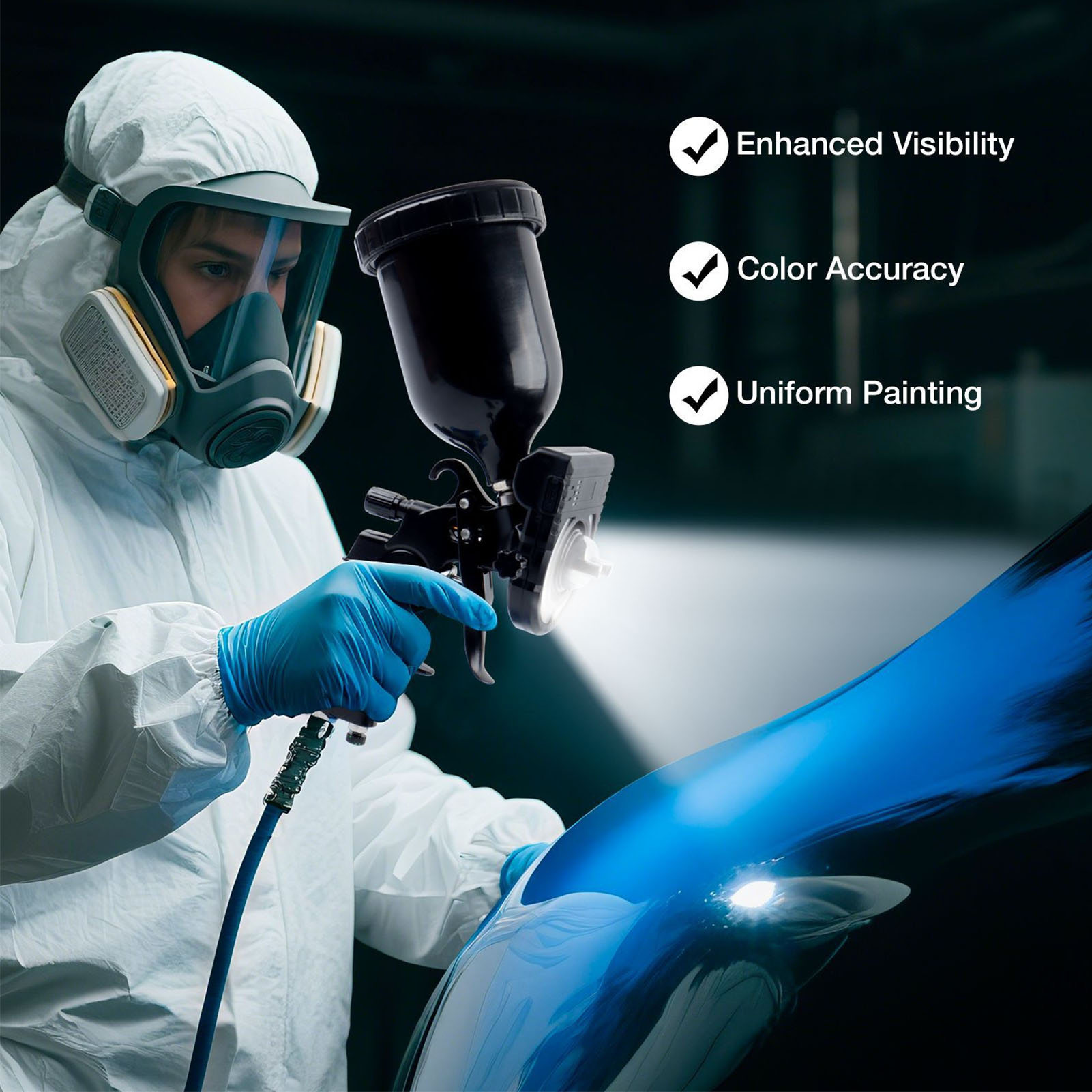New Spray Gun Light, 5 Adjusta - Workshop Tools Hours ulasan dan harga
