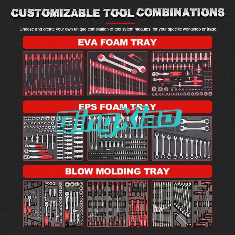 7 Drawers 250pcs Complete Tool - Tools Trolley For Workshop ulasan dan harga