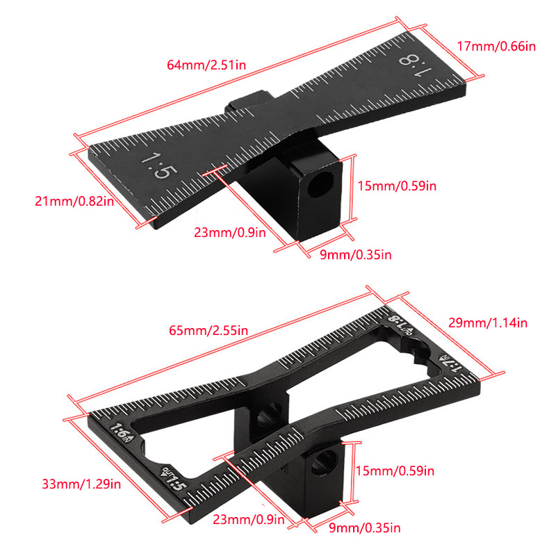2Pcs Dovetail Marker Guide, Do - Dovetail Marking Guide ulasan dan harga