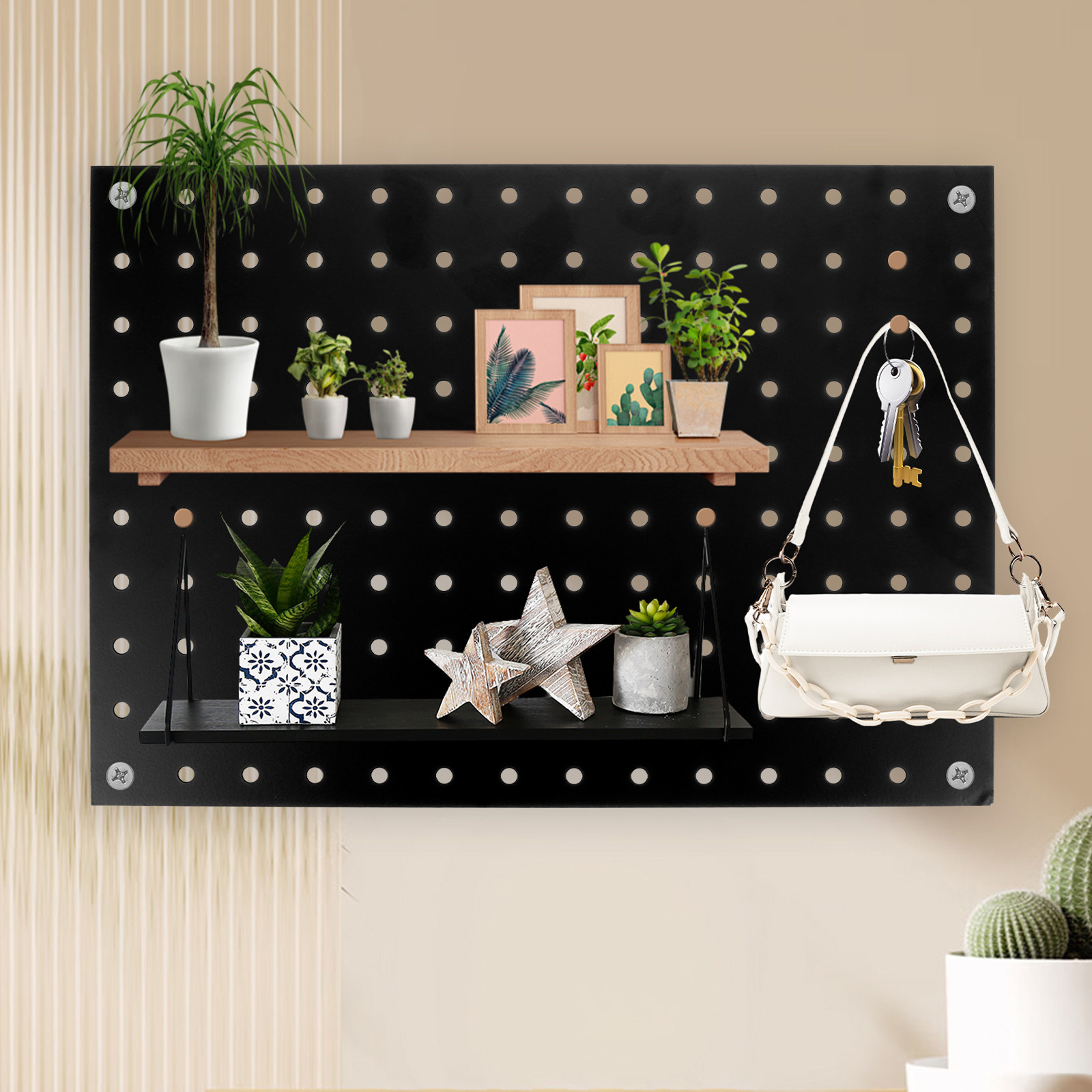 Metal Pegboard Panel Heavy Dut - Workshop Tools Board ulasan dan harga