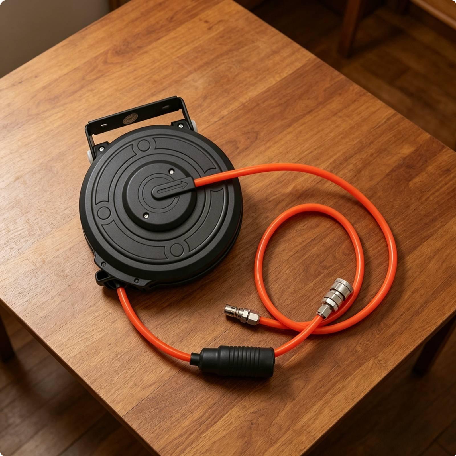 Retractable Pneumatic Air Hose - Tools For Garage ulasan dan harga