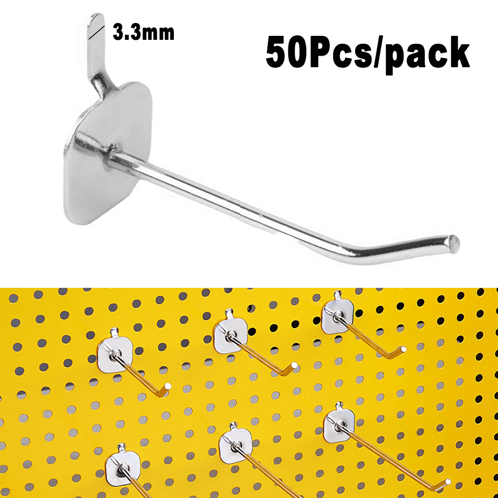 50Pcs 3.3mm Carbon Steel Pegs  - Workshop Tools.Hanging Board ulasan dan harga