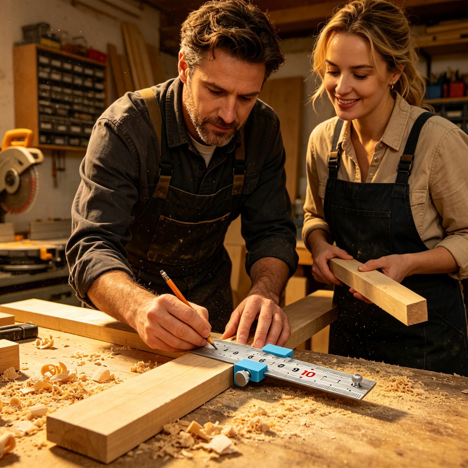 Carpentry Tools Carpentry Rule - Workshop Marking Tools ulasan dan harga