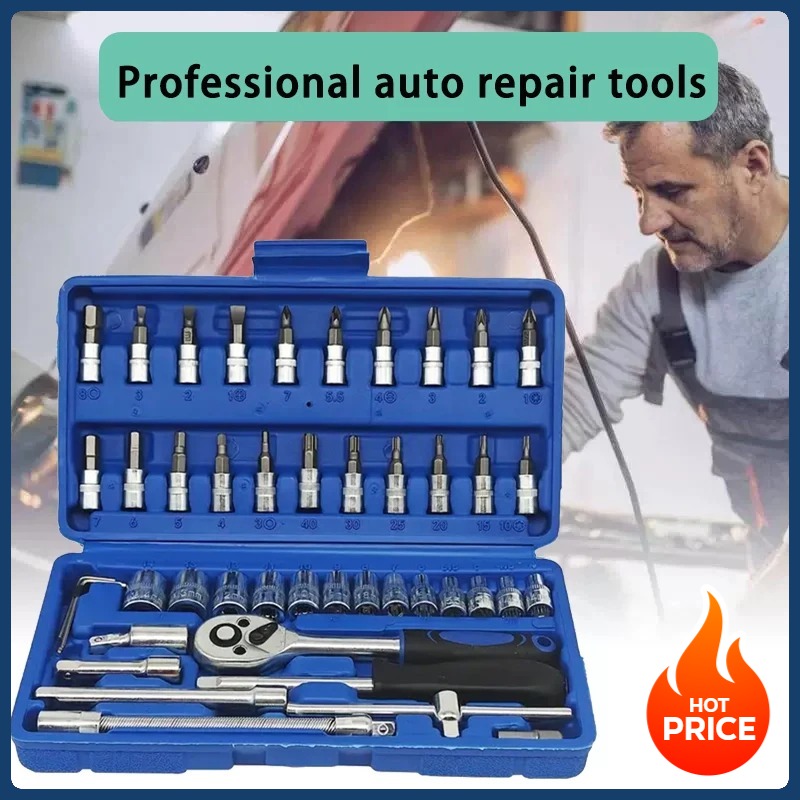 46-in-1 Heavy Duty Automotive  - Design Tools Workshop ulasan dan harga