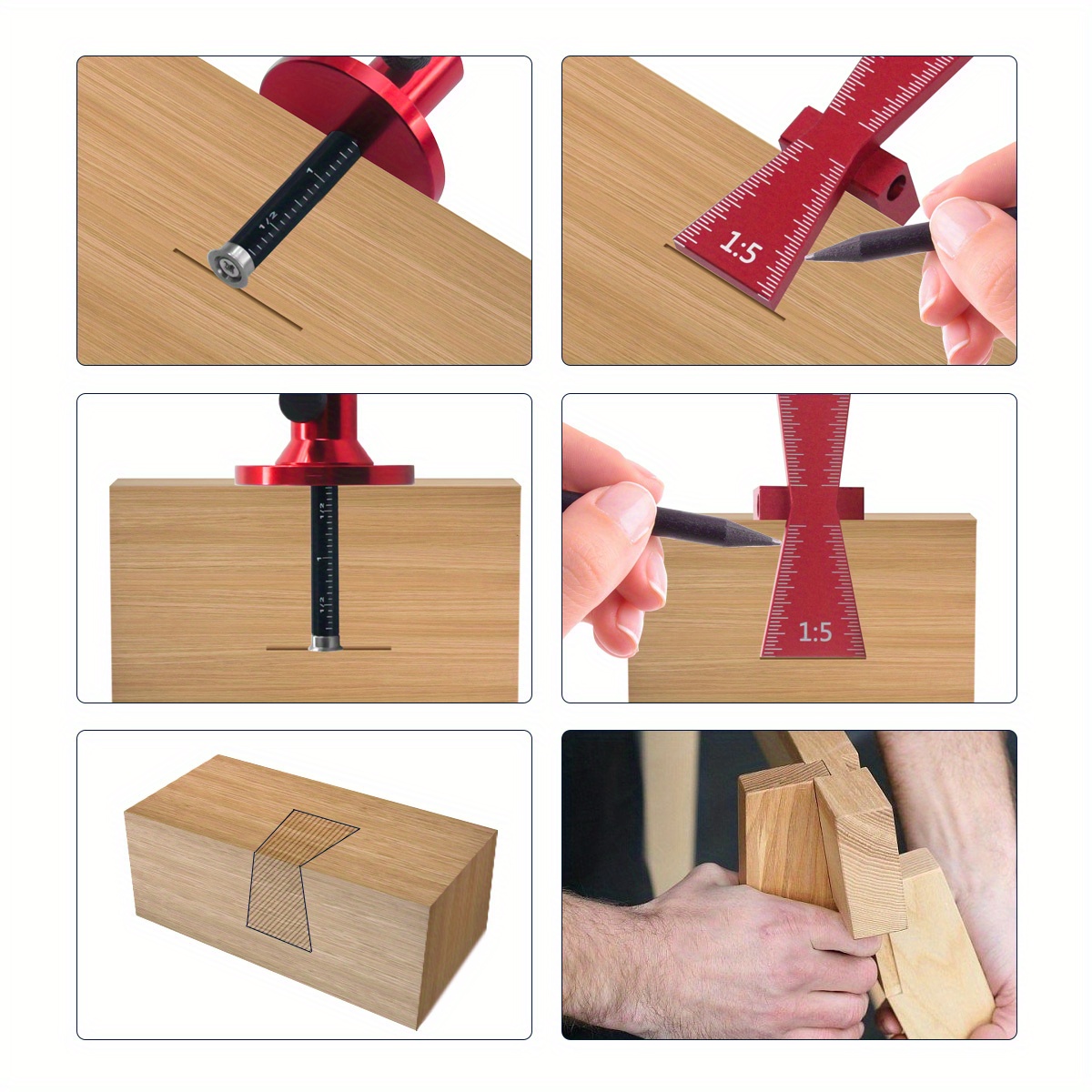 Bearing Wheel Cutter for Soft  - Dovetail Marking Guide ulasan dan harga