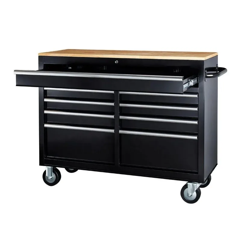Heavy-Duty 46 Inch 9-Drawer Wo - Tools Trolley For Workshop ulasan dan harga