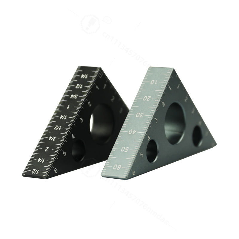 Thick Aluminum Triangle Ruler  - Workshop Marking Tools ulasan dan harga