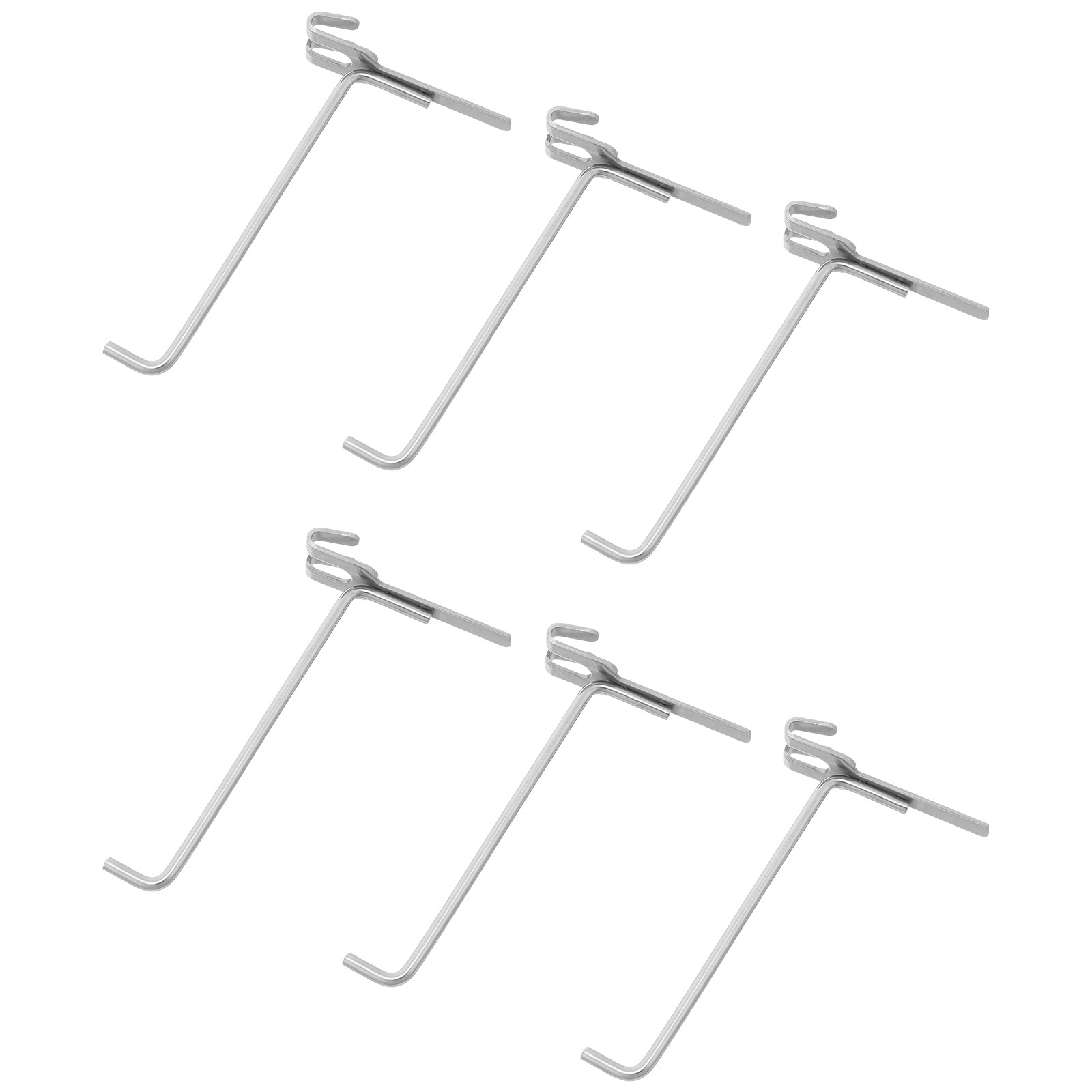 6Pcs Stainless Steel Pegboard  - Workshop Tools Board ulasan dan harga