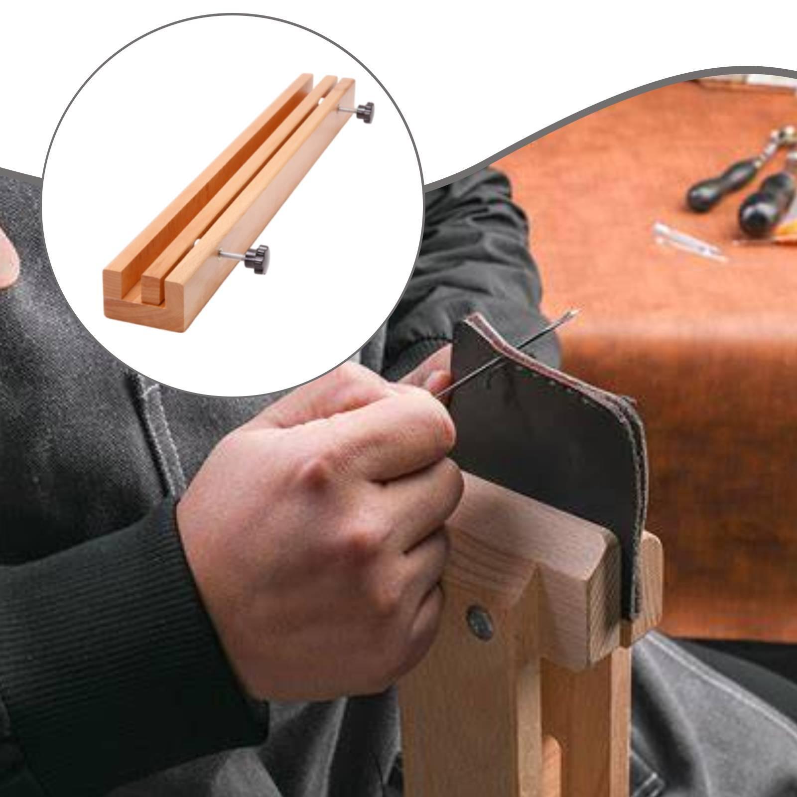 Wooden Leather Clamp Accessory - Design Tools Workshop ulasan dan harga