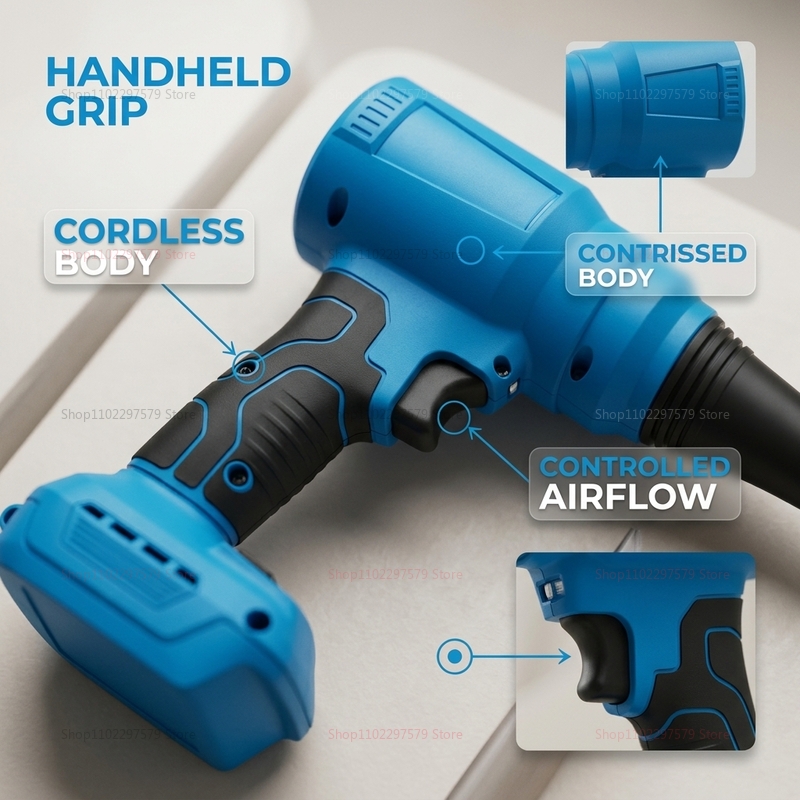 18V Brushless Cordless Air Dus - Workshop Cleaning Tools ulasan dan harga