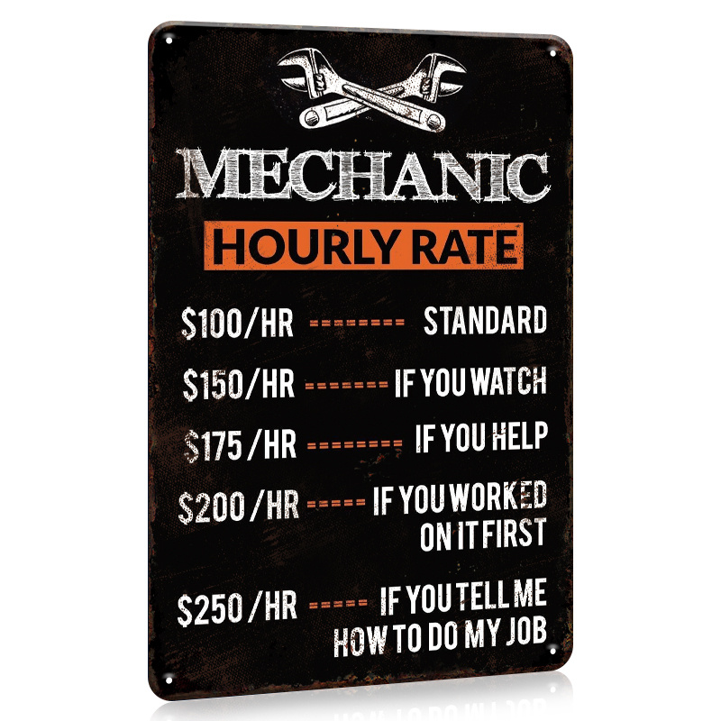 1pc, Mechanic Hourly Rate Meta - Workshop Tools Hours ulasan dan harga