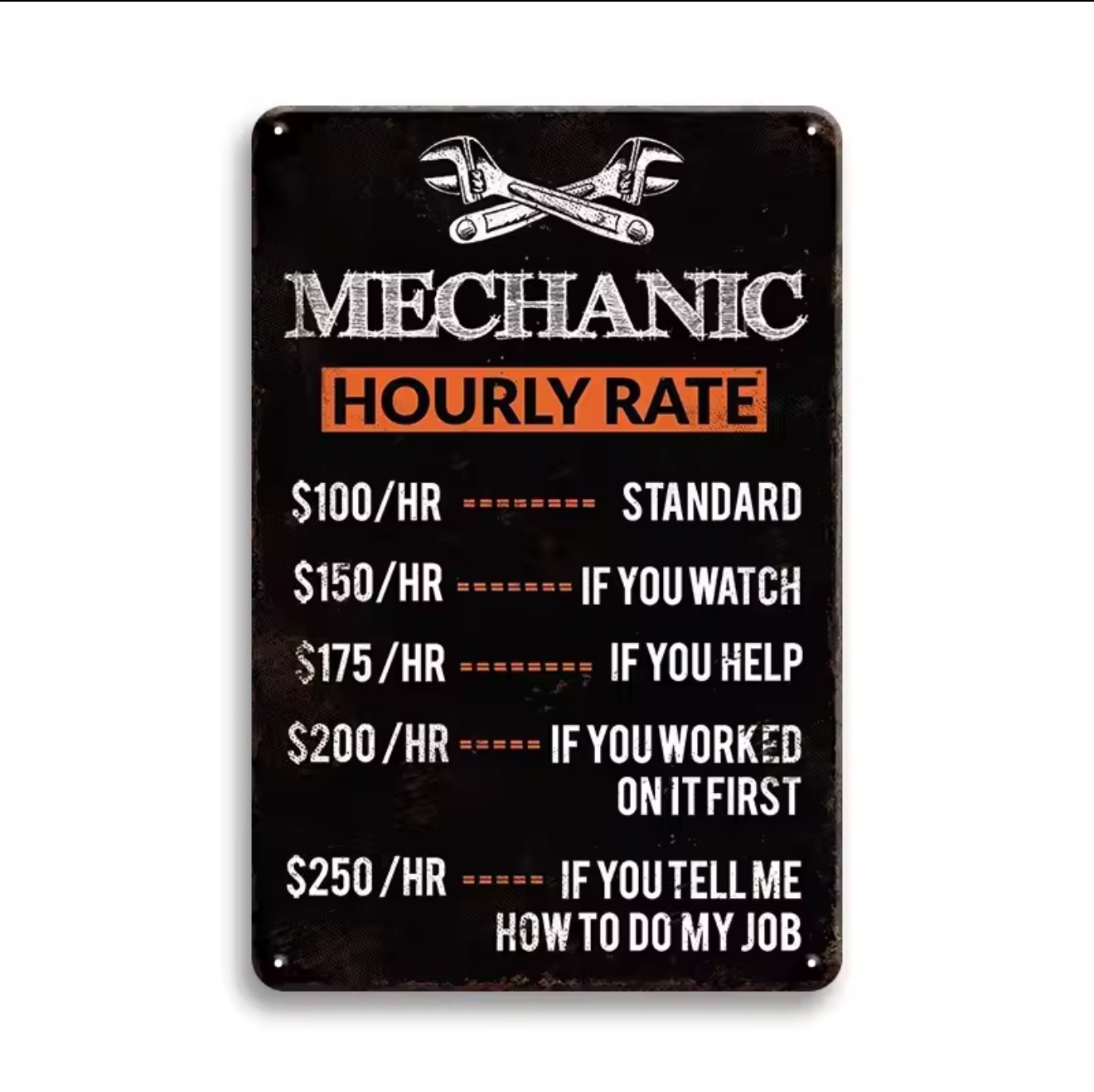 1pc, Mechanic Hourly Rate Meta - Workshop Tools Hours ulasan dan harga