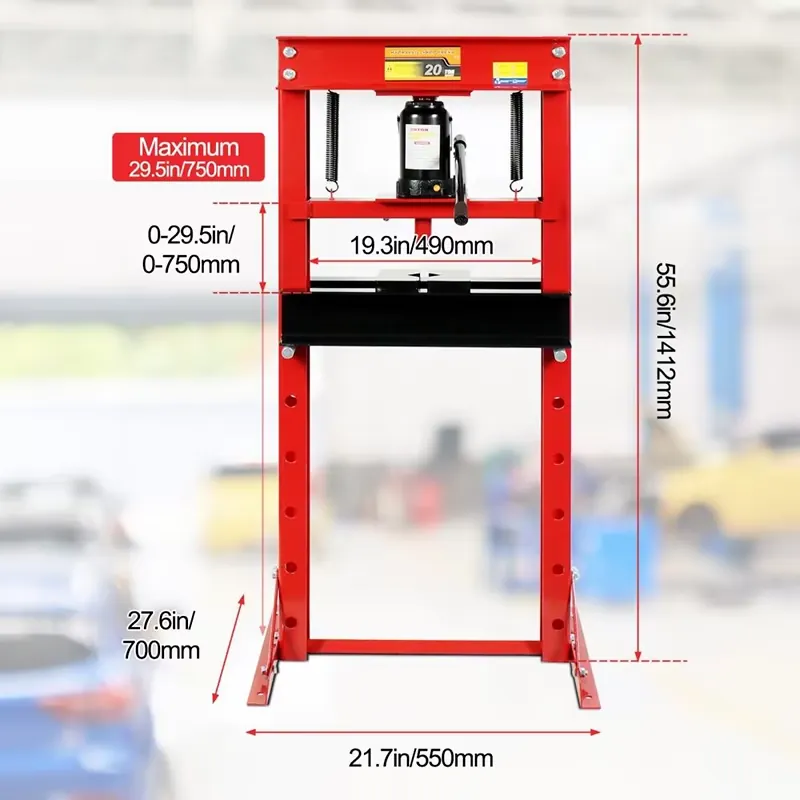 20 Ton H-frame Hydraulic Works - Workshop Tools Used ulasan dan harga