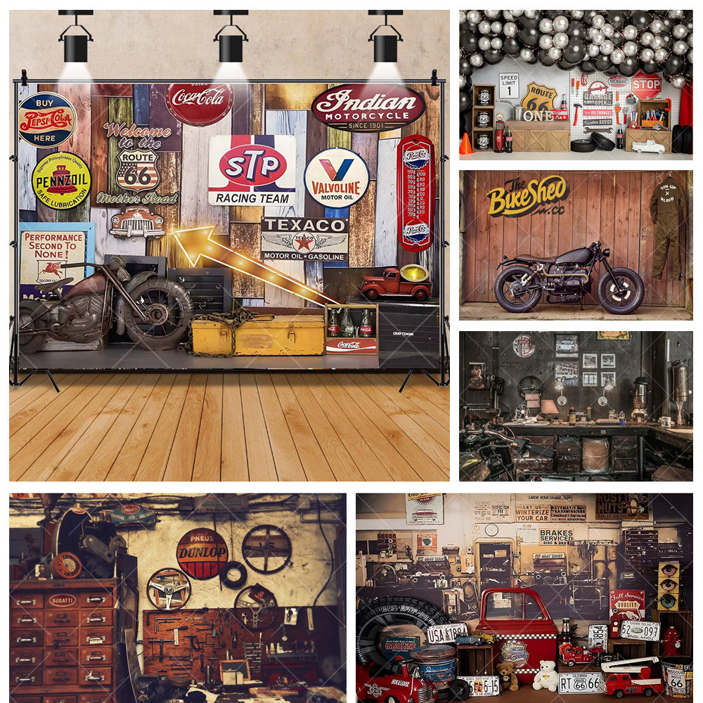 Retro Motorcycle Car Repairs G - Workshop Tools Photos ulasan dan harga