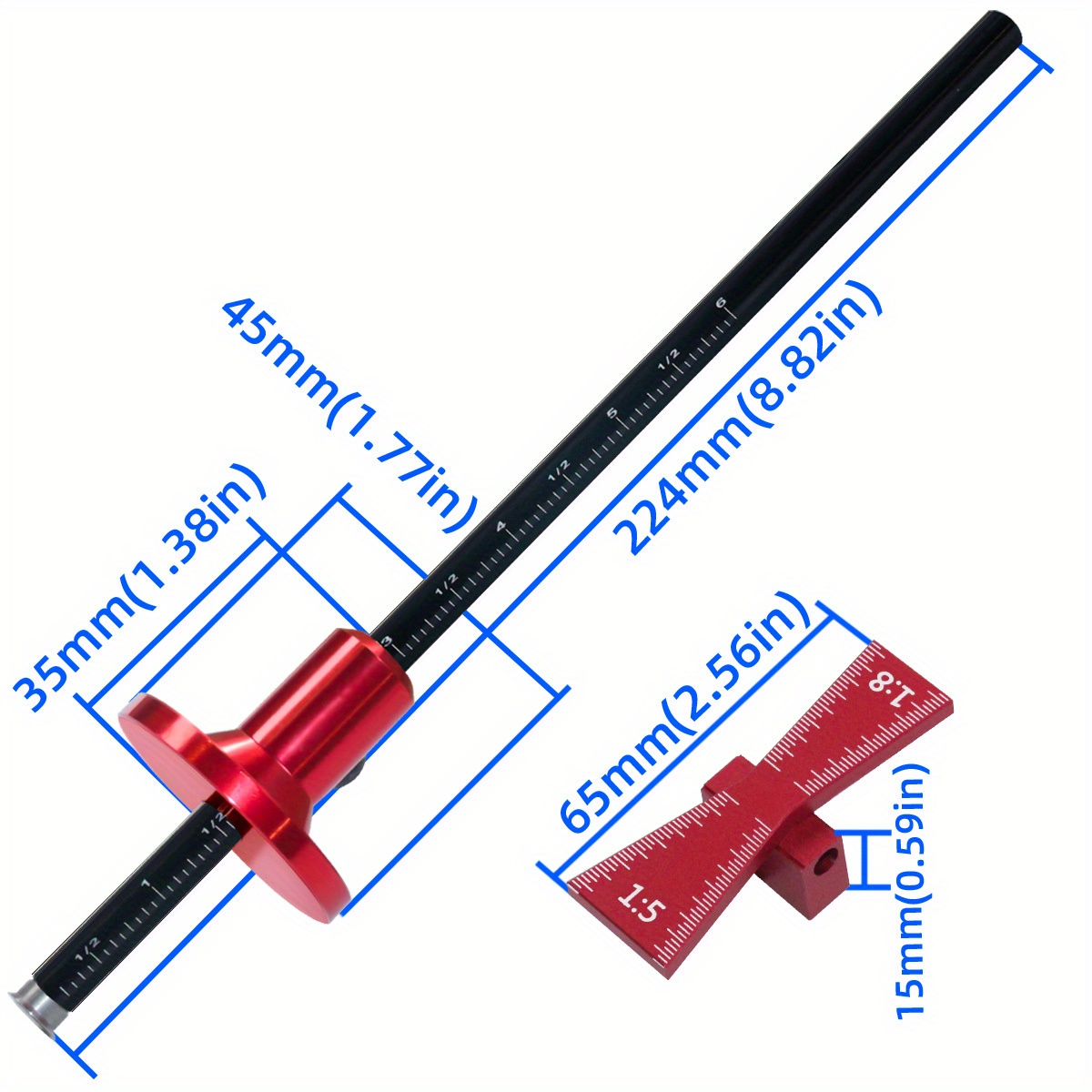 Wheel Marking Gauge Dovetail J - Dovetail Marking Guide ulasan dan harga