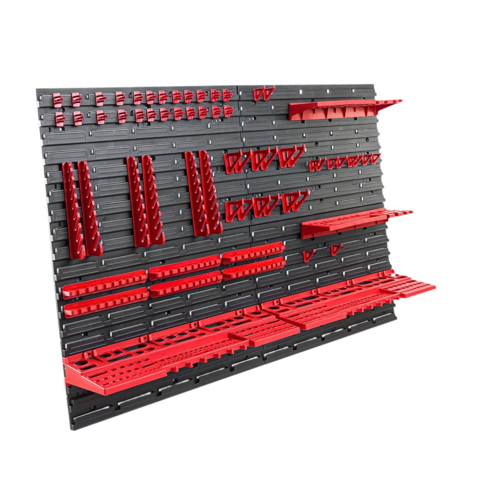 Wall Mounted Storage Bins with - Workshop Tools Board ulasan dan harga